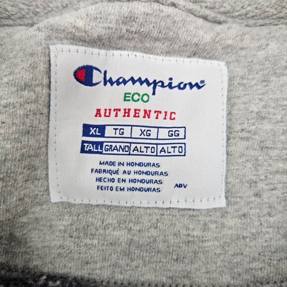 Champion Eco Authentic XL Gray Crewneck Sweatshirt - Picture 2 of 4